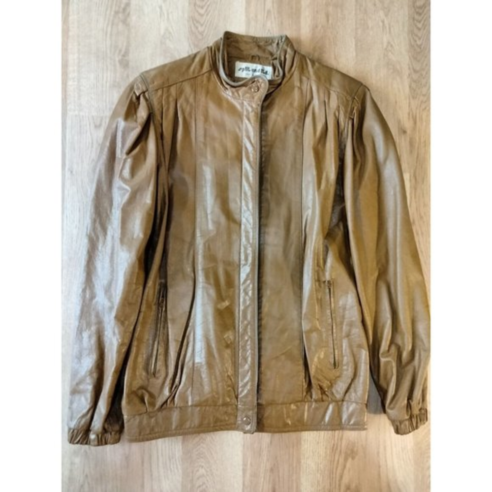 Split End‎ Ltd Vintage Leather Jacket Size 5/6